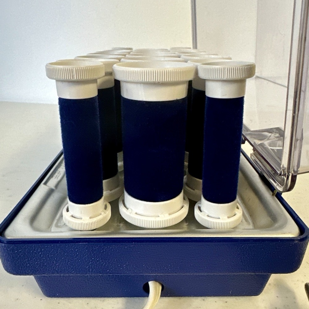 Remington Aqua-Curl Hair Rollers - Blue and White - Picture 10 of 11